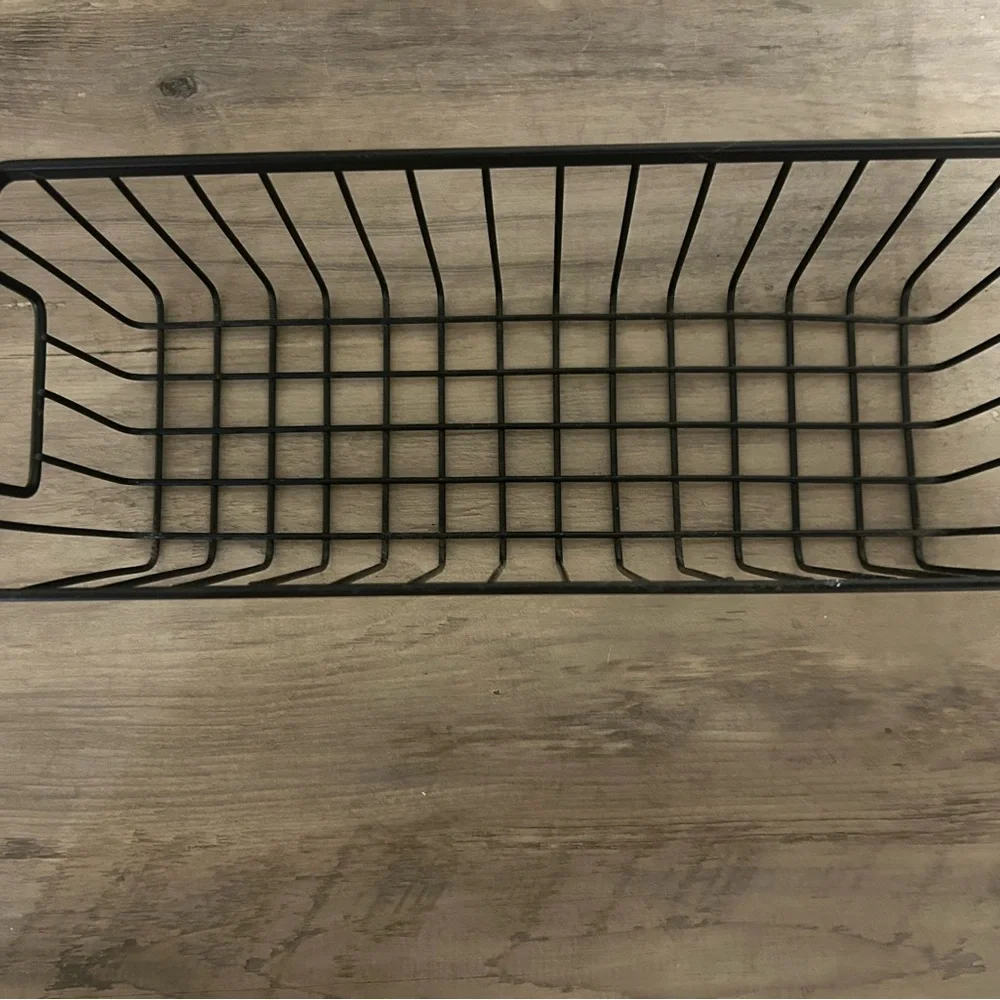 Black Wire Storage Basket